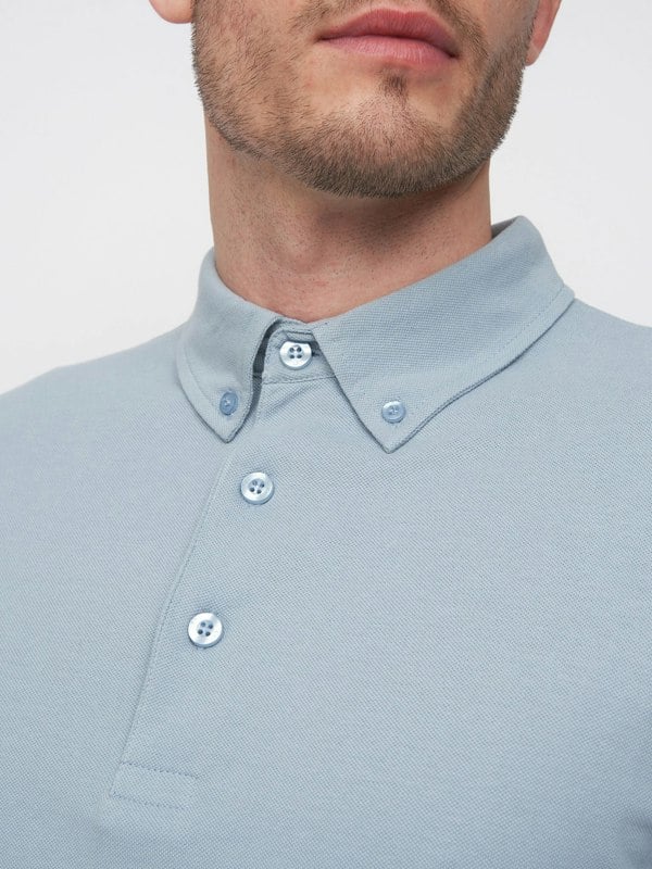 Duck and Cover Chilltowns Polo - Light Blue