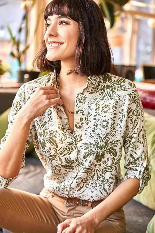 Hoxton Gal Printed Shirt