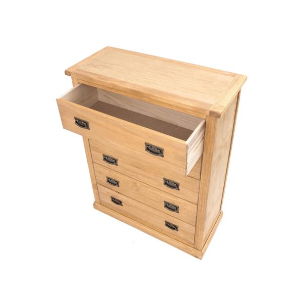 Cabinet Bits Lucca 5 Drawer Chest of Drawers Bras Drop Handle