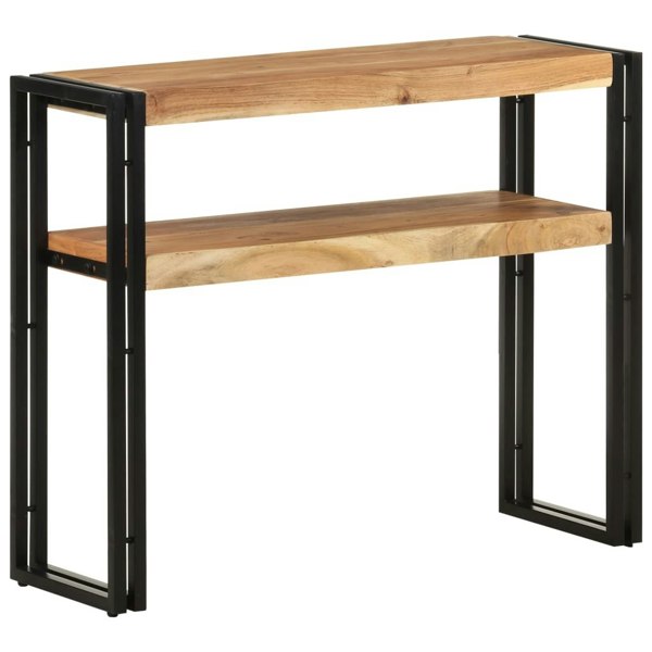 Berkfield Console Table 90x30x75 cm Solid Acacia Wood