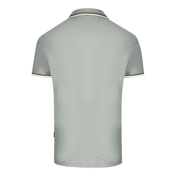 Aquascutum London Tipped Polo Shirt - Grey