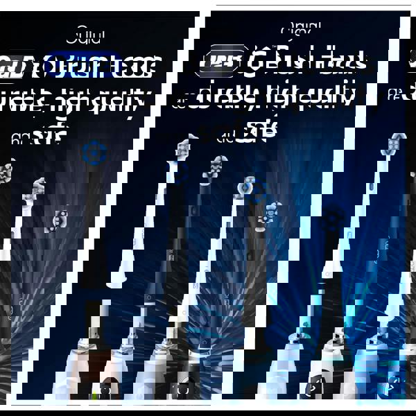 Oral-B iO Replacement Heads Gentle Clean White 4 Pack - Additional 6