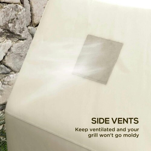Bobobiy 71W x 188Lcm PU Coated Protective Grill Cover - Beige