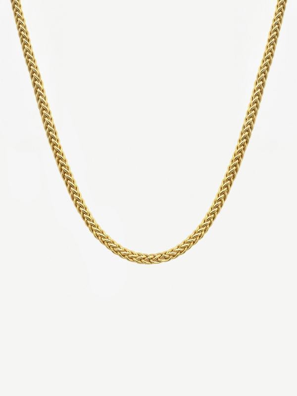 MUCHV Men's Twisted Chain Necklace - 60cm