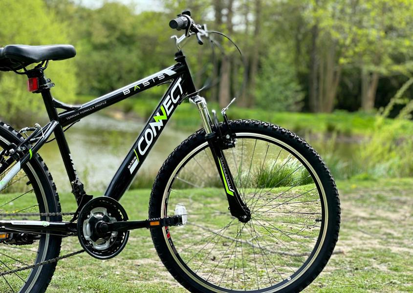 Basis Bikes Basis Connect Hardtail Mountain Bike, 26" Wheel - Black/Green