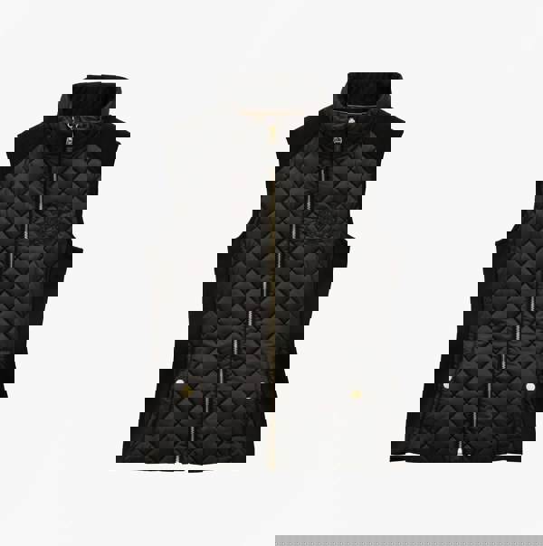 Joules BRAEMAR LUXE Womens Quilted Gilet Black