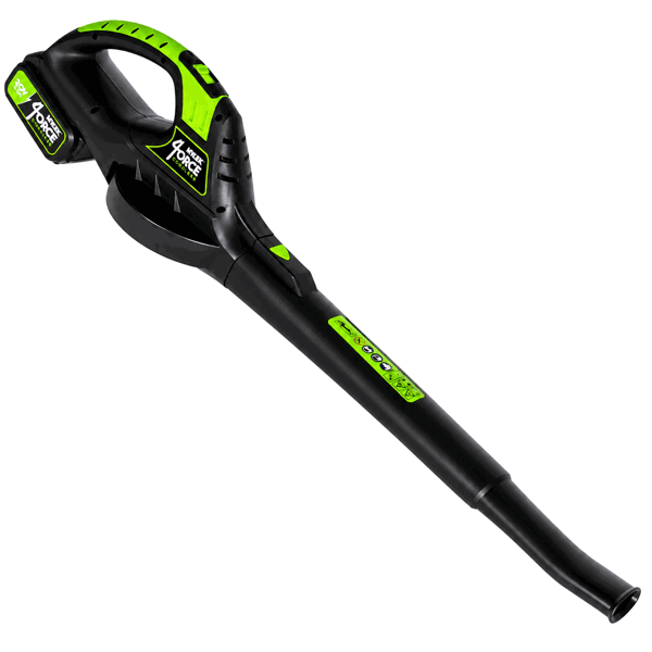 MYLEK Garden Cordless Leaf Blower 20V Li-ion With 4000mAh Battery & Fast Charger Two Speed Battery Indicator LED
