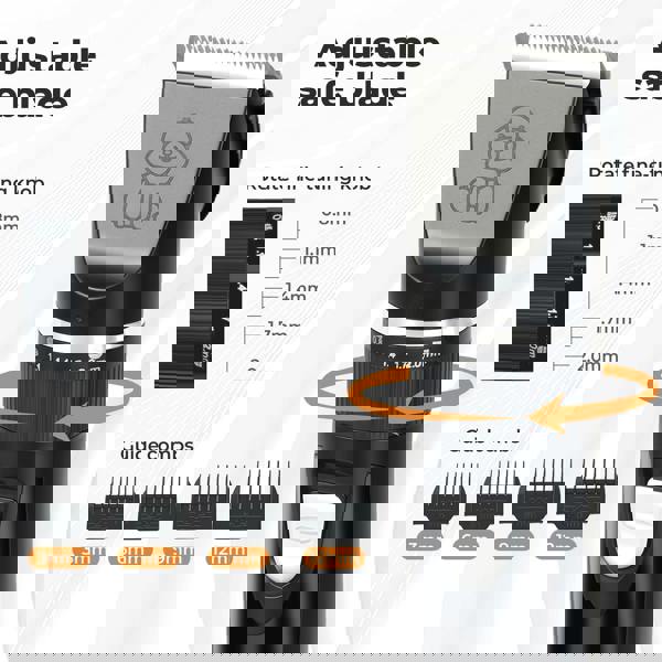 Skylos Pet Clipper Cat Dog Grooming Trimmer Shaver Cordless Rechargeable Kit