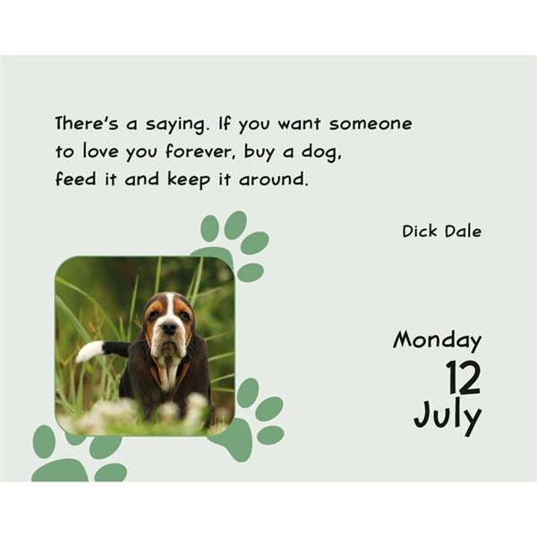 Puppies Mini Desk Calendar 2027, Desk Calendars, Day To View, Dogs, Gift