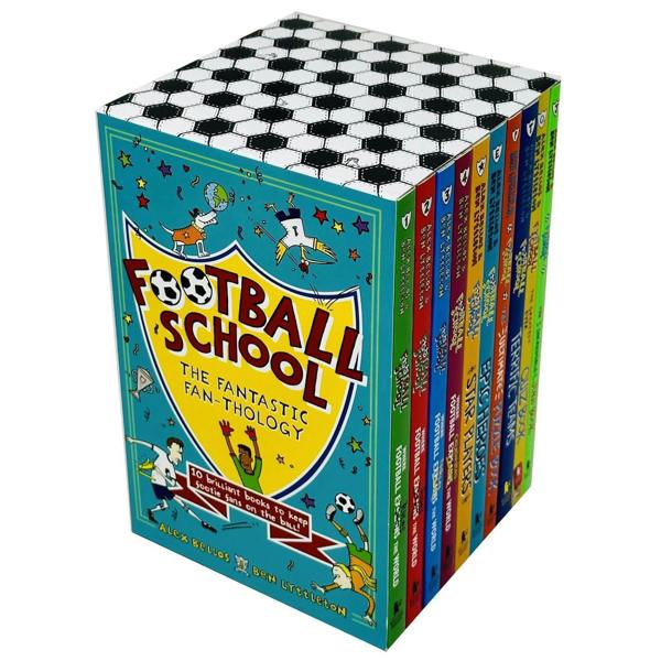 Football School Fantastic Fan-Thology 10 Books Collection Box Set – Football Facts & Fun Learning Collection for Kids