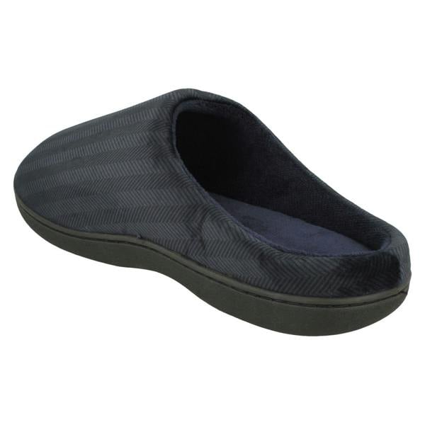 Mens So Comfy Slip On Velour Mule Slippers Stan