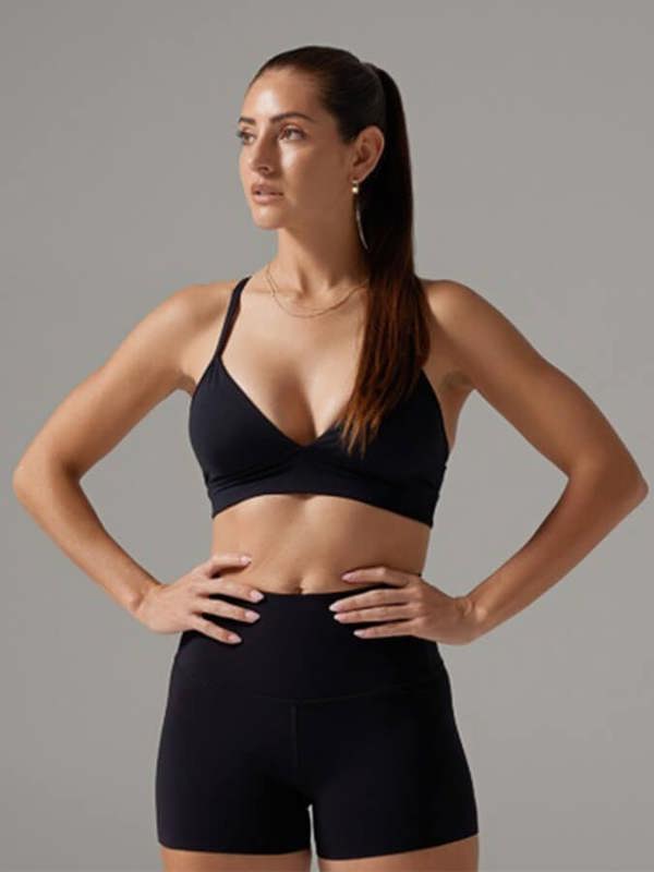 Tavi Adjustable Studio Sports Bra - Ebony