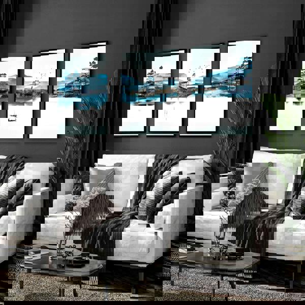 Wall art in sets of 3 for living room decor