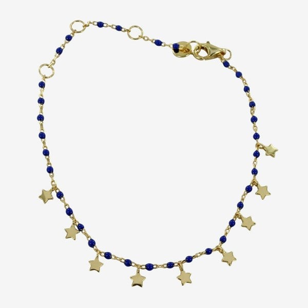 Blue Starry Sterling Silver Bracelet - Reeves & Reeves