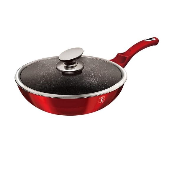 Berlinger Haus Wok with Lid Berlinger Haus BH-1265 Burgundy