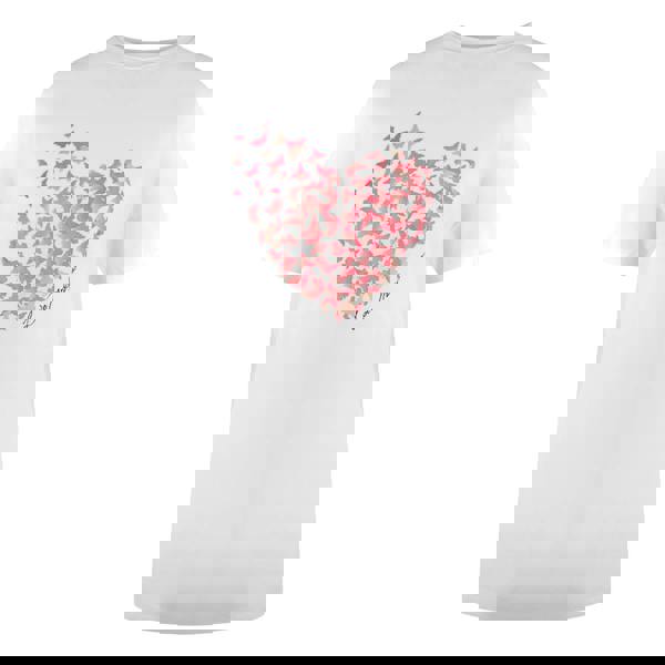 Love Moschino Flutter Heart Design White T-Shirt - Nova Clothing