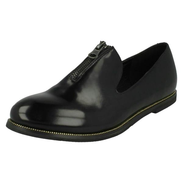 Down to Earth Ladies Down To Earth Zip Detail Loafer