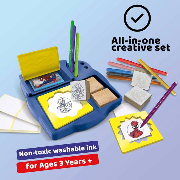 Multiprint Spider-Man Sticker Machine by Multiprint – Kids Craft & Stationery Set