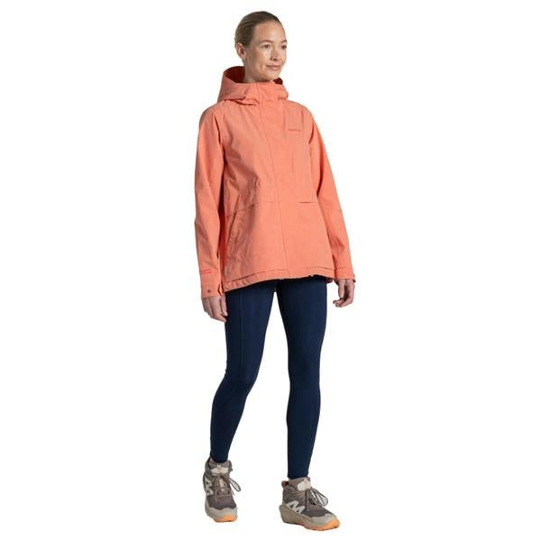 Craghoppers Womens/Ladies National Trust Cinquefoil Waterproof Jacket - Spiced Apricot - 