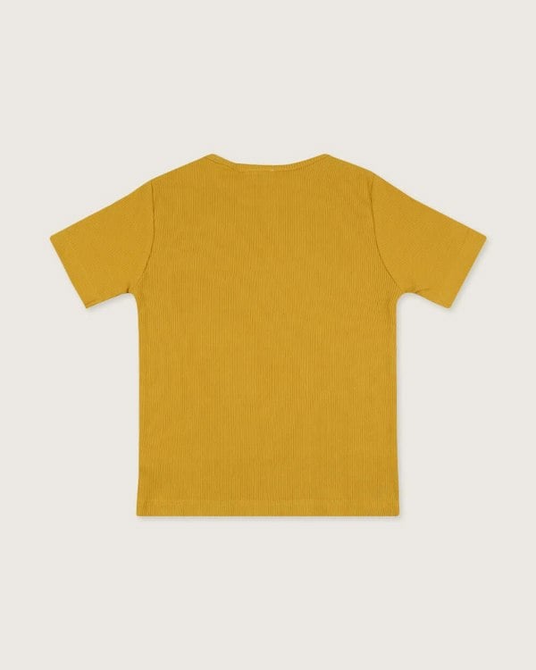 Printed organic cotton kids short-sleeve t-shirt