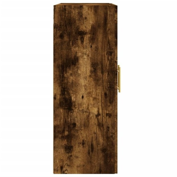 Berkfield Wall Mounted Cabinet Smoked Oak 69.5x34x90 cm Engineered Wood