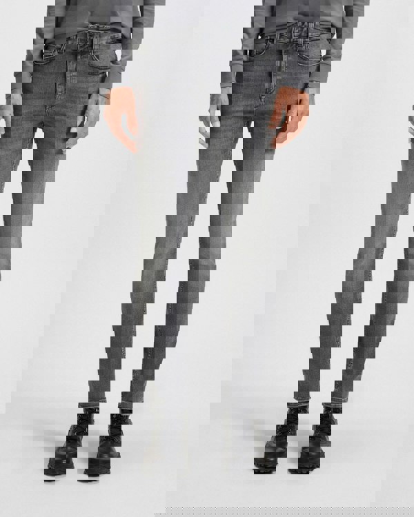 BOSS Orange Delaware Delaware Mens Slim-Fit Jeans in Grey Soft-Motion Denim - Medium Grey 038