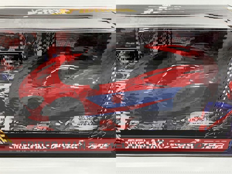 Jada Spiderman Marvel Figure and McLaren 720S 1:24 Jada 253225034 35764
