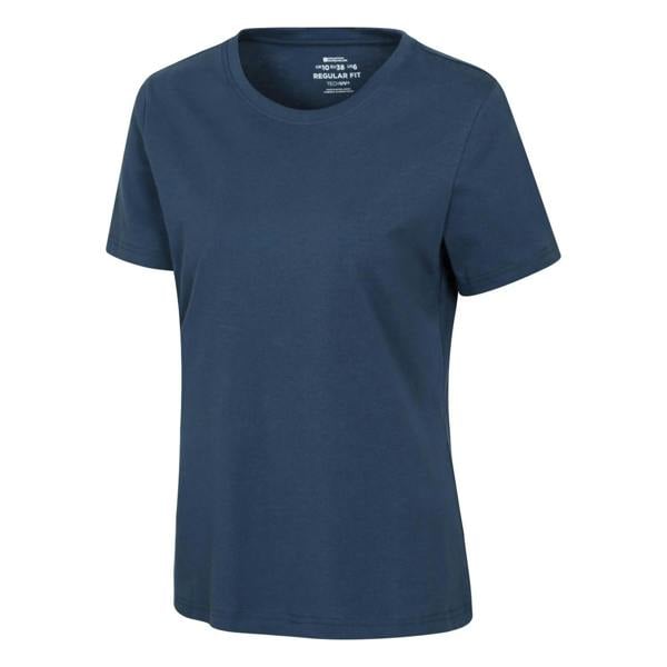 Mountain Warehouse Womens/Ladies Three Peaks Graphic Back Print T-Shirt - Navy - 