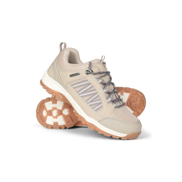 Mountain Warehouse Womens Path Waterproof Outdoor Walking Shoes - Beige