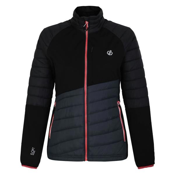 Dare 2B Womens/Ladies Lexan Hybrid Jacket - Black/Ebony