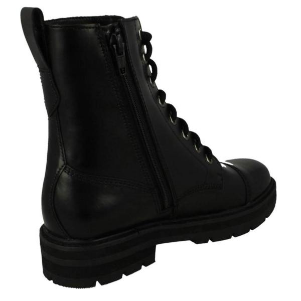 Clarks Girls Clarks Biker Style Ankle Boots Prague Cap