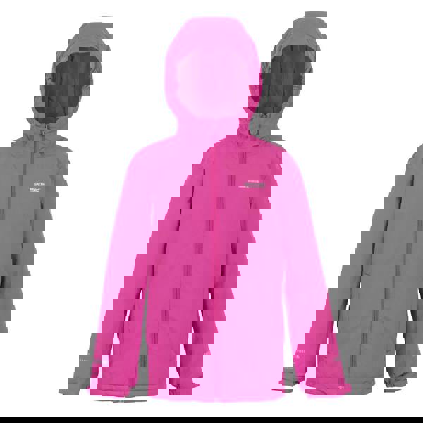 Regatta Childrens/Kids Hurdle Insulated Waterproof Jacket - Raspberry Rose - 