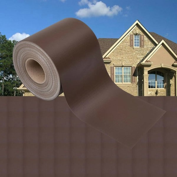 Berkfield Garden Privacy Screens 4 pcs PVC 35x0.19 m Brown