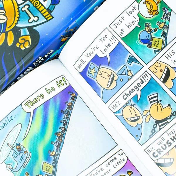 Dog Man: The Cat Kid Collection Books 4–6 Set by Dav Pilkey – Graphic Adventure Collection for Kids