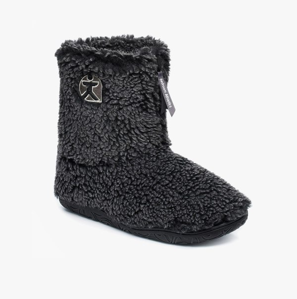Bedroom Athletics GOSLING Mens Boot Slippers Washed Black