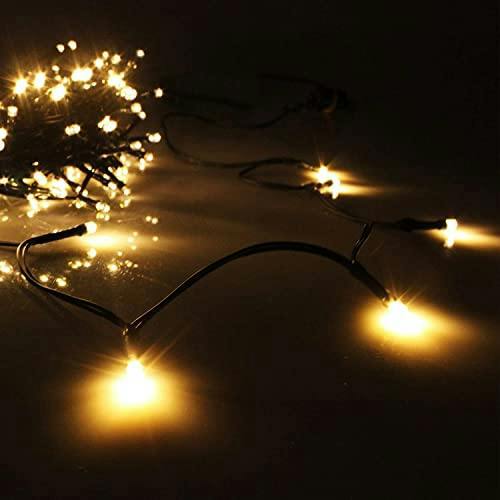 Warm White Fairy String Lights, Mains Powered, Green Cable, 8 Modes and Auto Timer - 200 to 1000 LEDs image 5