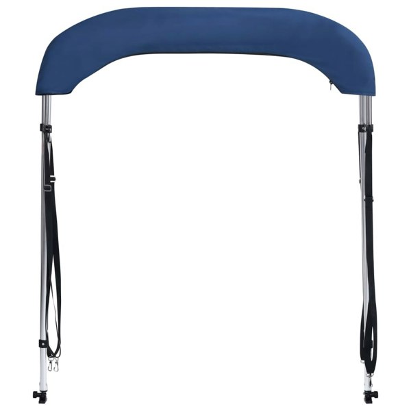 Berkfield 2 Bow Bimini Top Navy Blue 180x130x110 cm