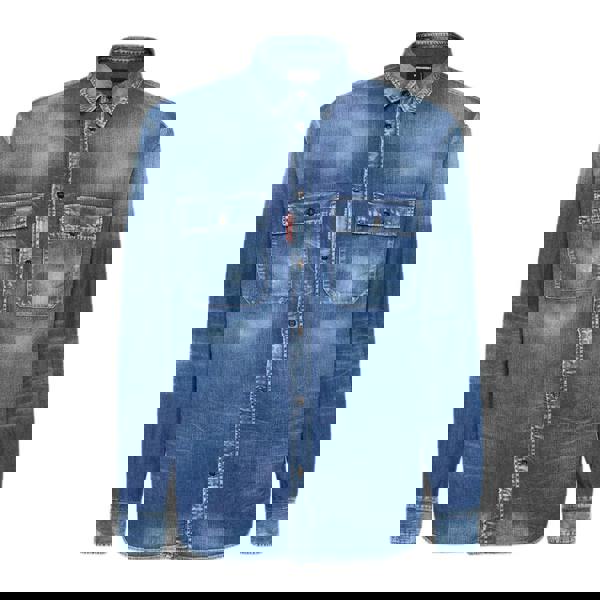 Dsquared2 Relax Dan Worker Pocket Shirt Navy Blue W32