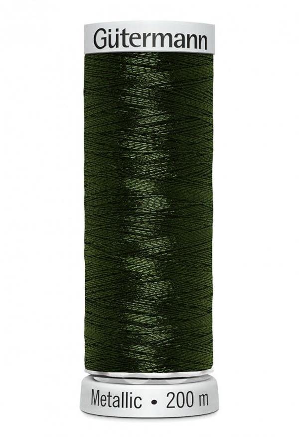 Gutermann Sulky Metallic Embroidery Thread 200m Polyamide, Polyester Thread Suitable For Embroidery