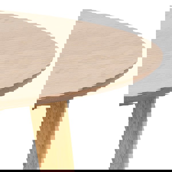 Furniture To Go Roxby Round Dining Table in Oak 140x76cm
