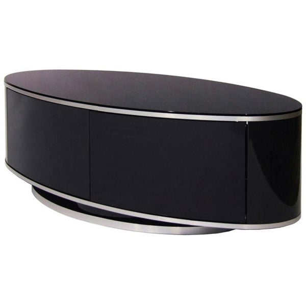 MDA Designs Luna Beam Thru Remote Friendly up to 50" LED/LCD/Plasma Gloss Black Luxury TV Cabinet Stand