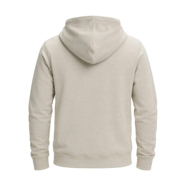 BOSS Wetalk Logo Patch Hoodie Light Grey