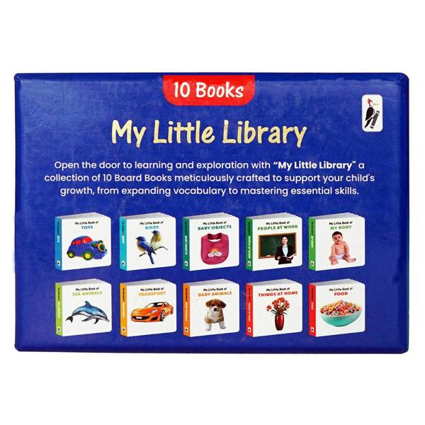 My Little Library 10 Books Set Collection (My Little Book of Toys, Food, Things at home and More)