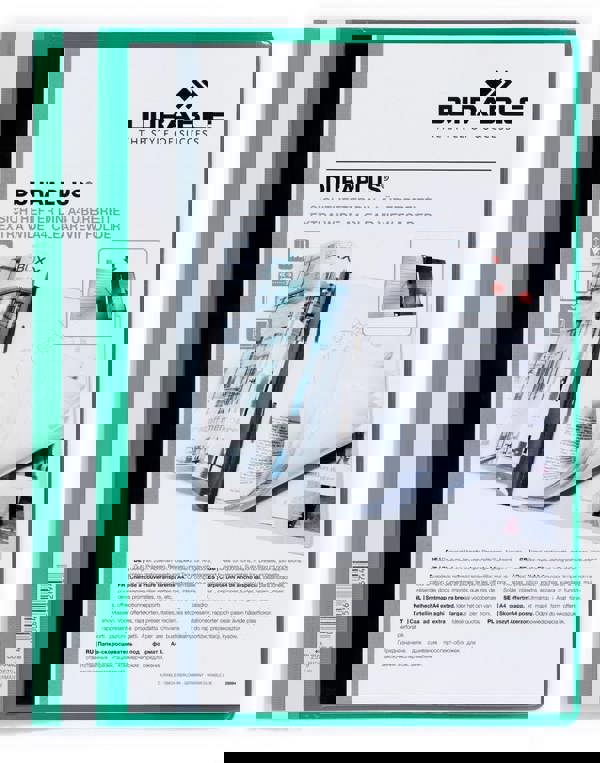 Durable DURAPLUS Project Folder Document Report File | 25 Pack | A4+ Green