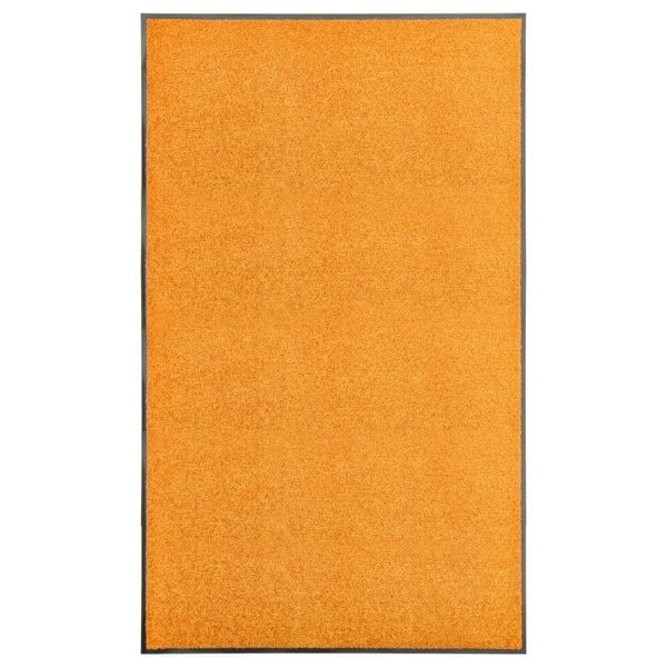Berkfield Doormat Washable Orange 90x150 cm