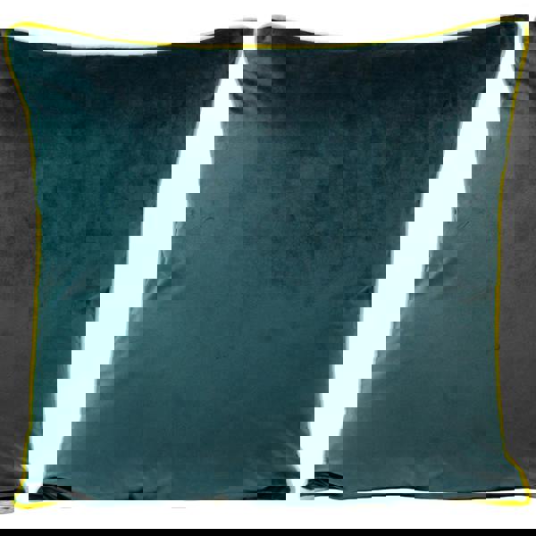 Paoletti Meridian Cushion Cover - Teal/Yellow