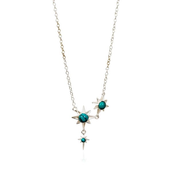 Star Gaze North Star Necklace Silver - Lila Rasa