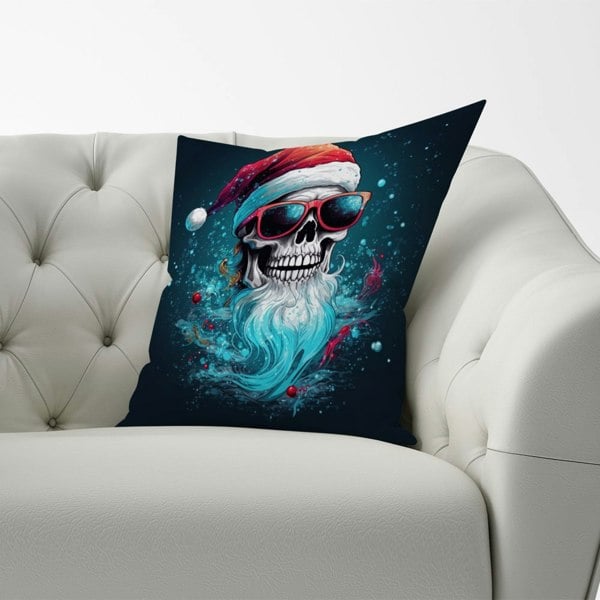 Warren Reed Magical Santa Hat Skull Splashart Cushions