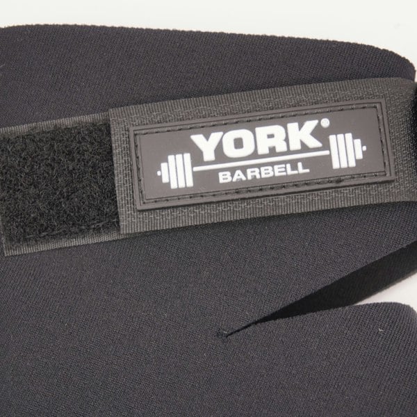 York Barbell Hook and Loop Attachment on Ankle Support Brace