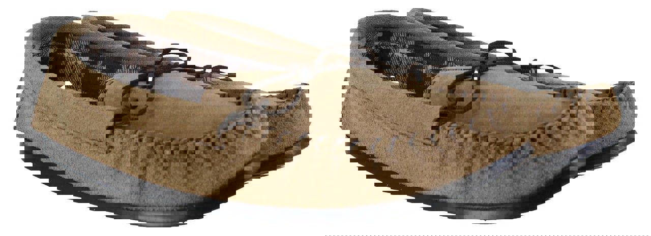 Northamptonshire Slipper Co. Mens British Handmade Hard Sole Moccasins Real Suede Slippers